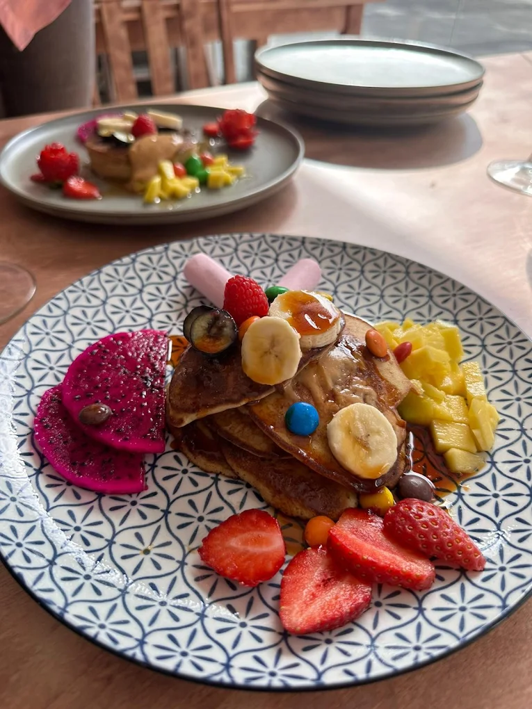 Pancakes con fruta